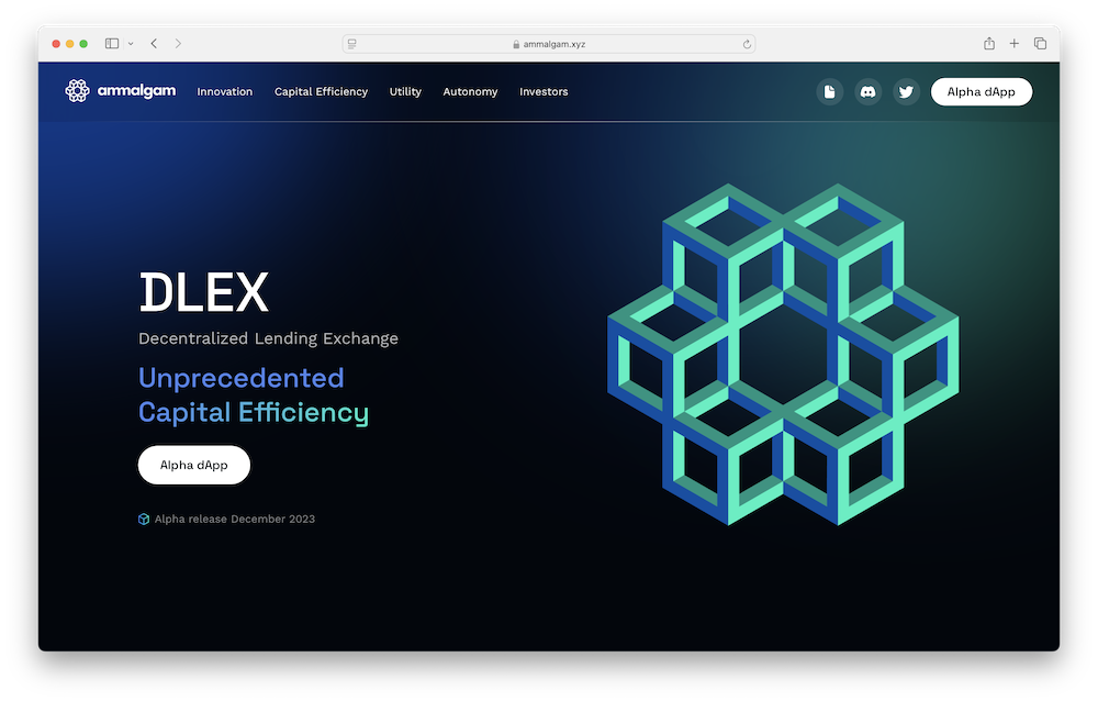 Decentralized Lending Exchange Ammalgam.xyz aims to enhance capital efficiency and empower DeFi users