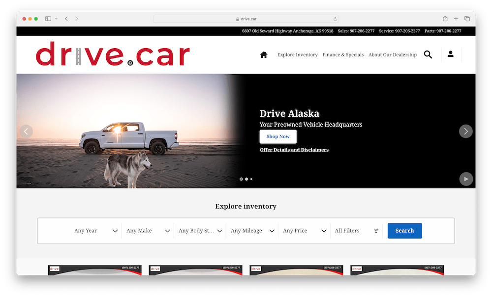 Drive automation with .auto, .car, and .cars domains