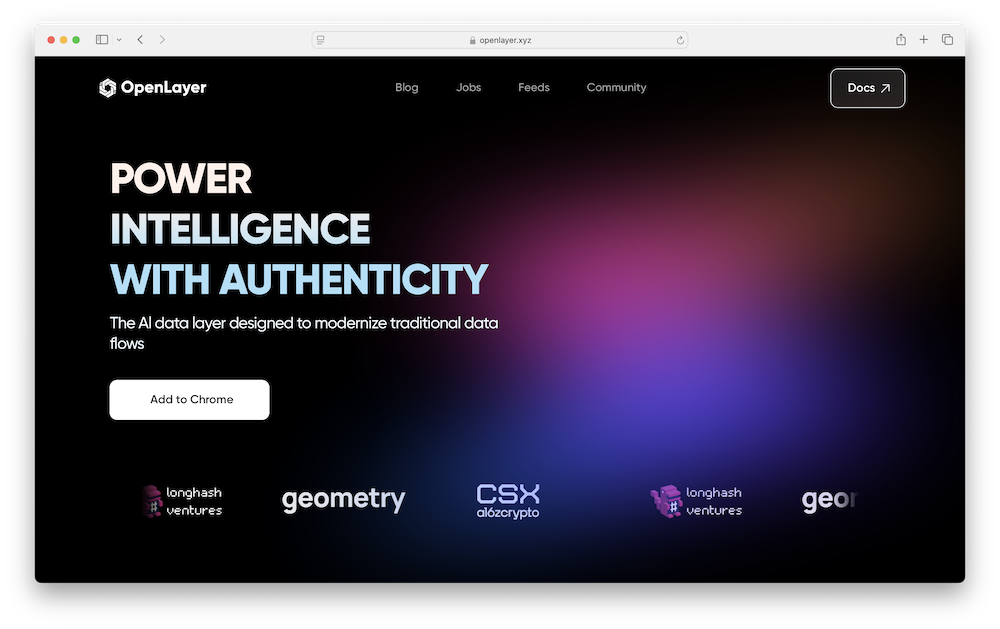 Former Robinhood, Google, and Dropbox employees advance crypto-AI innovation with OpenLayer.xyz