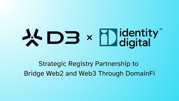 D3 Partners with Identity Digital