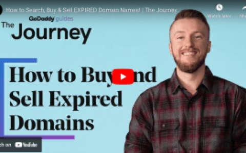 How to Search, Buy & Sell EXPIRED Domain Names! | The Journey