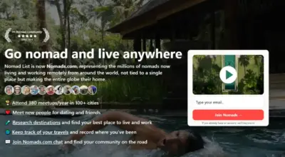 Nomad List Rebrands to Nomads.com, Aiming to Connect Millions of Digital Nomads Globally
