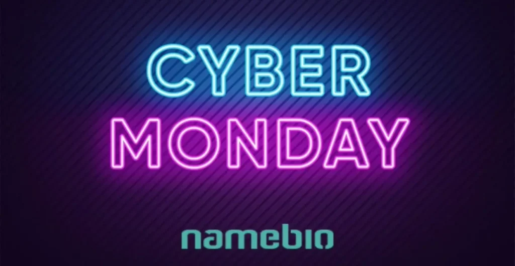 NameBio Launches Cyber Monday Deal: 35% Off Memberships