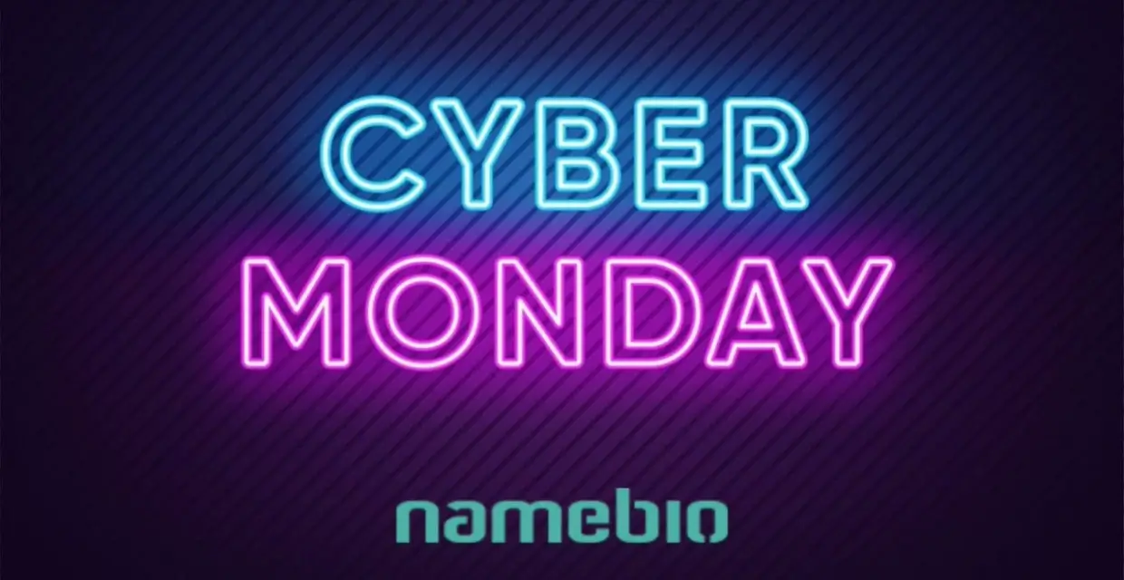 Namebio NameBio Launches Cyber Monday Deal: 35% Off Memberships - Domain.News