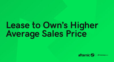 Lease to Own Has a 35% Higher Average Sales Price