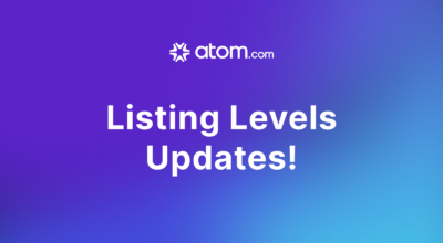 Introducing Plus: Atom’s New Listing Level for Enhanced Flexibility and Exposure!