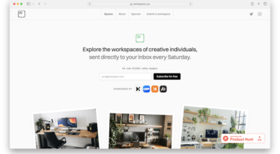 Inspiration platform Workspaces.xyz showcases creative setups from professionals worldwide