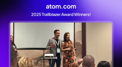 Atom.com Honored with the 2025 Trailblazer Award by the Internet Commerce Association