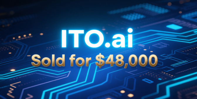 ITO.ai Sold for ,000, Showing the .ai Domain Market Continues to Heat Up