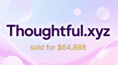 Thoughtful.xyz changes hands for $64,888, highlighting the rise of the .xyz domain market