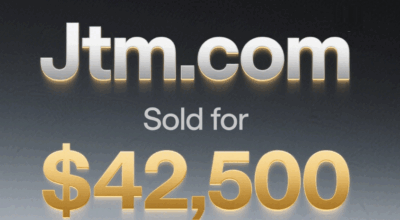 Jtm.com Sold for $42,500 at GoDaddy Auctions