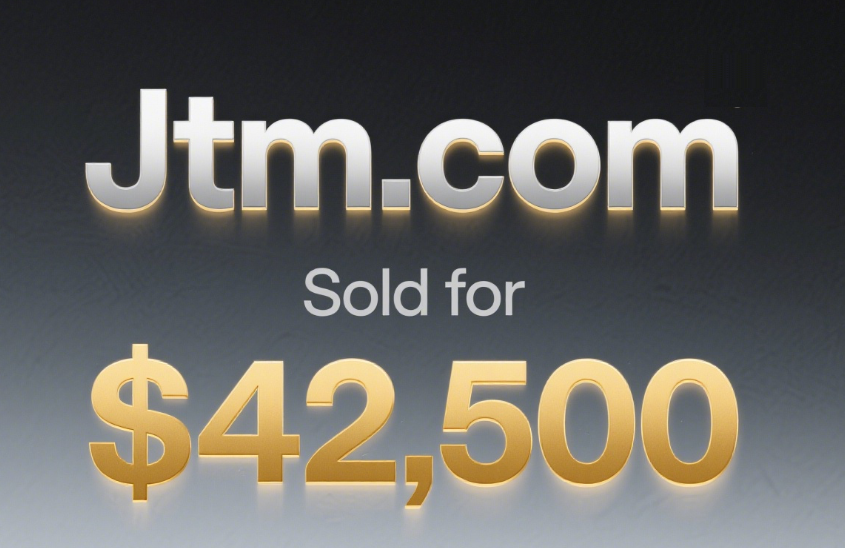 Jtm.com Sold for ,500 at GoDaddy Auctions