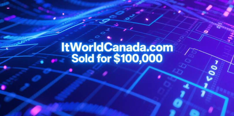 ItWorldCanada.com Sold for 0,000 at GoDaddy Auctions