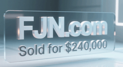 FJN.com Sold for $240,000, Highlighting Its Scarcity and Value Through Multiple Industries