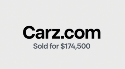 Carz.com Sold for $174,500, Its Value Increased Nearly 12-fold in Five Years