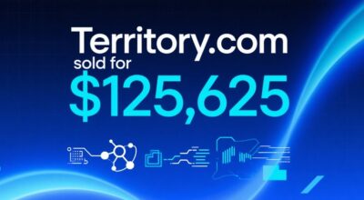 Territory.com sold for $125,625! It became the highest-paid domain name of the day