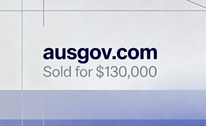 ausgov.com Sold for 0,000 on DomainMarket.com