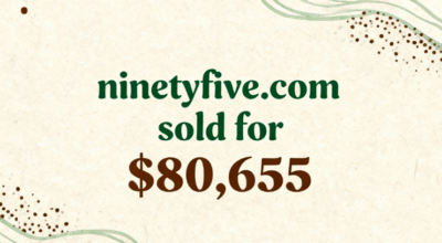 Legendary investor strikes! ninetyfive.com sells for $80,655, revealing the domain's value