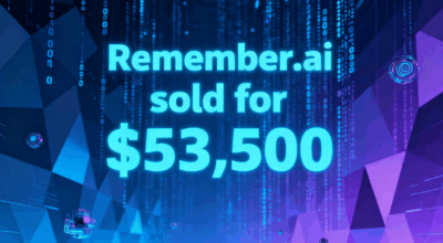 Remember.ai Domain Sold for $53,500: The Name Holds the Secret to Value in the AI ​​Era