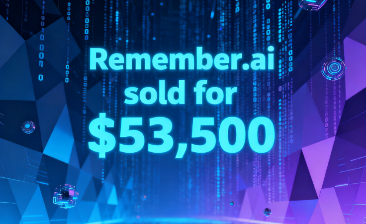 Remember.ai Domain Sold for ,500: The Name Holds the Secret to Value in the AI ​​Era