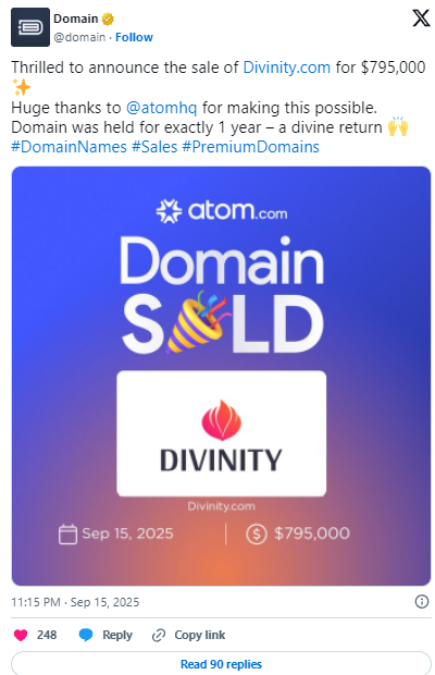 Divinity.com Sold for 5,000, Reigniting Debate on the Value of Premium Domain Names