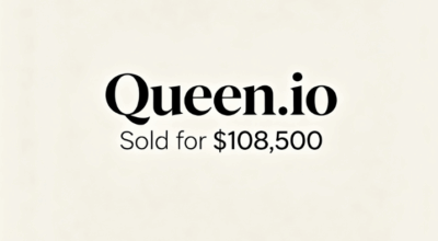 Queen.io Sold for $108,500 via Apex Moon