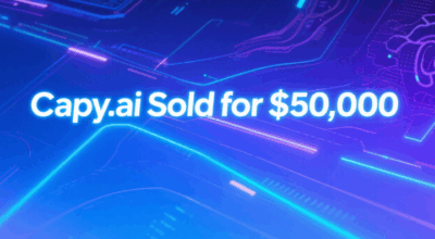 Capy.ai Sold for $50,000, Sending Waves to the AI ​​Market