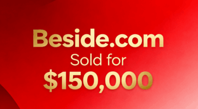 Beside.com Sold for $150,000, Showing Active High-End Domain Market