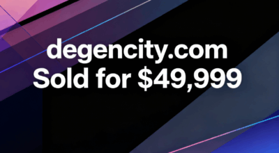 degencity.com Sold for $49,999 on Afternic