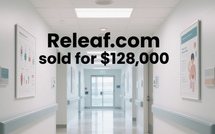 UK medical technology company Releaf acquires the Releaf.com domain for 8,000, accelerating its global expansion