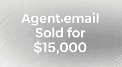 Agent.email Sold on Sedo for $15,000