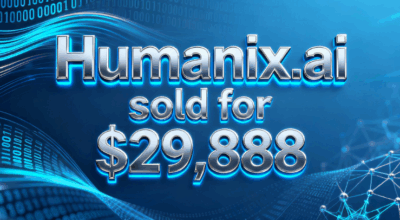 Humanix.ai sold for $29,888 through Atom.com. Its precise meaning is well-suited for diverse AI scenarios