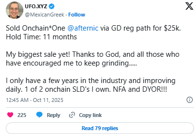 The blockchain domain name "Onchain" series sold for high prices, drawing attention to its value