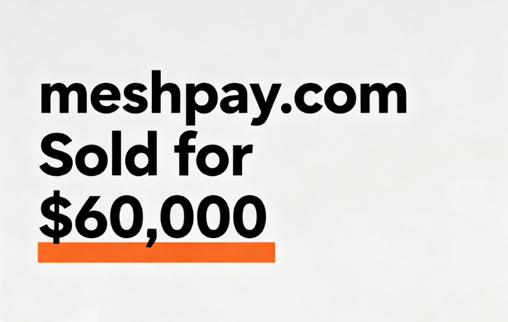 meshpay.com Sold for ,000 via Afternic