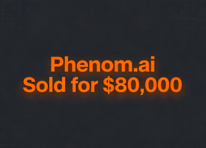 Phenom.ai Sold for ,000 at Spaceship SellerHub