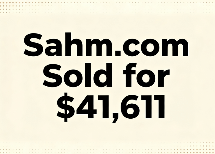 Sahm.com Sold for ,611 via GoDaddy Auctions