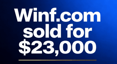 The four-letter domain name Winf.com sold for $23,000, drawing renewed attention to its brand value