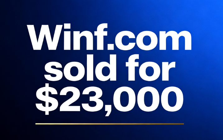 The four-letter domain name Winf.com sold for ,000, drawing renewed attention to its brand value