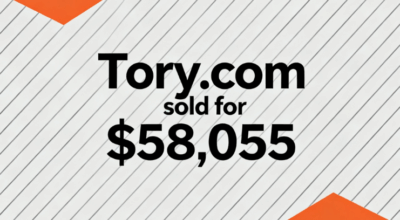 Tory.com sold for $58,055 via DropCatch