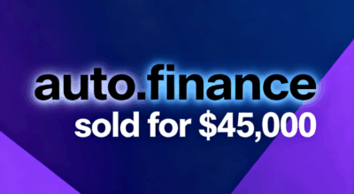 auto.finance sold for $45,000 through Dynadot