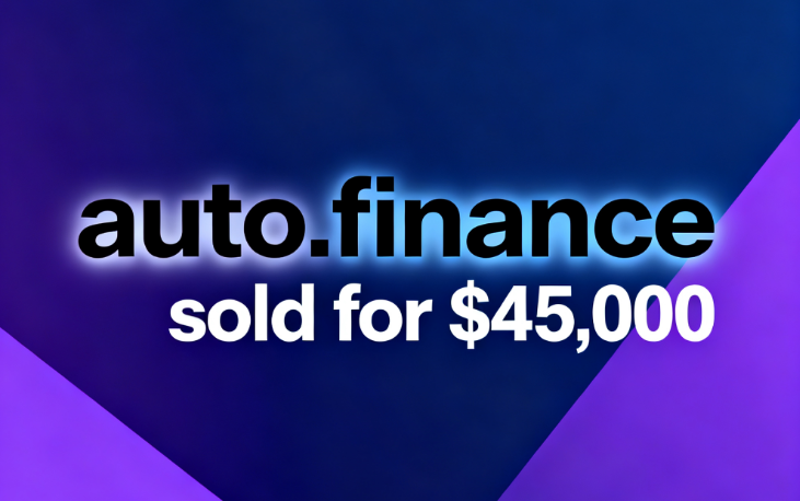 auto.finance sold for ,000 through Dynadot