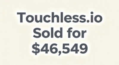 Touchless.io Sold for $46,549 Through Atom.com