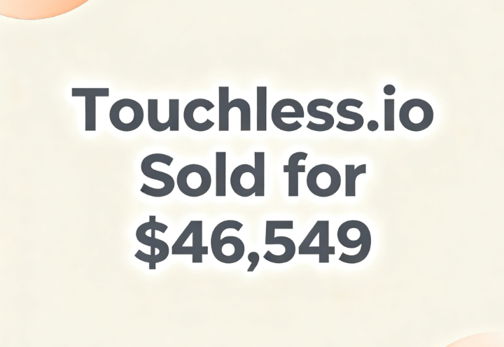 Touchless.io Sold for ,549 Through Atom.com