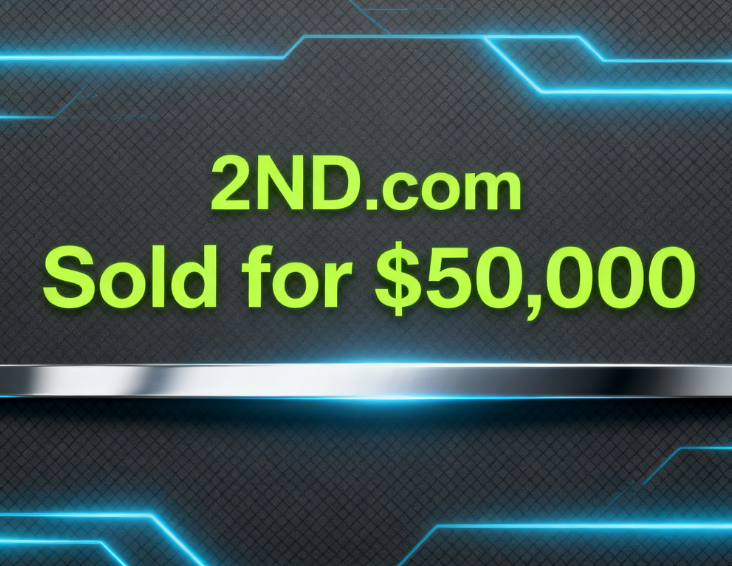 2ND.com Sold for ,000 Through Sedo