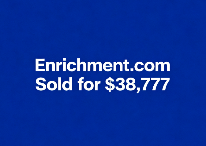 Enrichment.com Sold for ,777 Through GoDaddy