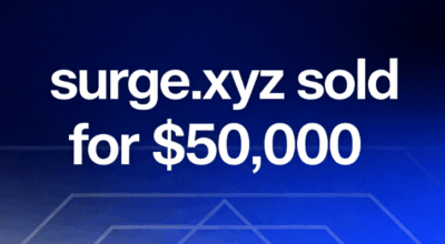 surge.xyz sold for $50,000 through DomainAgents.com