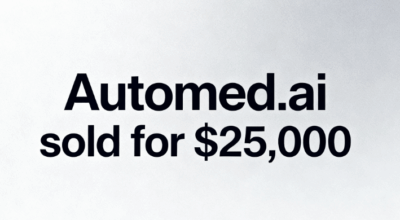 Automed.ai sold for $25,000, accurately illustrating the emerging trends in medical AI