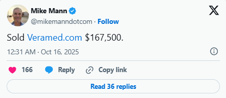 Veramed.com Sold for 7,500