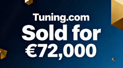 Tuning.com Sold for €72,000, Demonstrating Value Across Multiple Industries