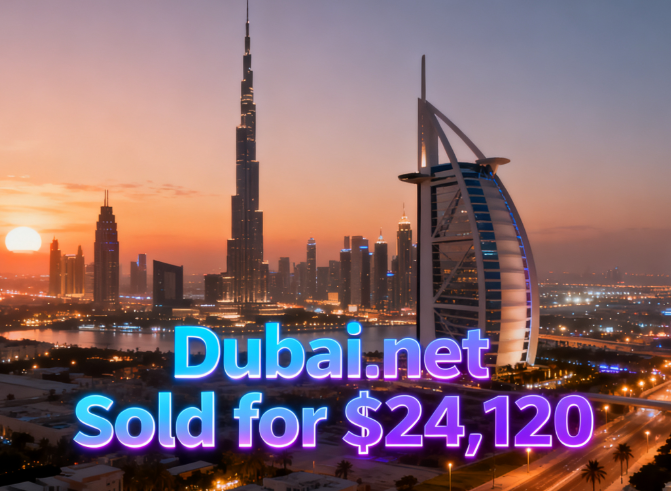 Dubai.net Sold for ,120 at Domain Days Dubai